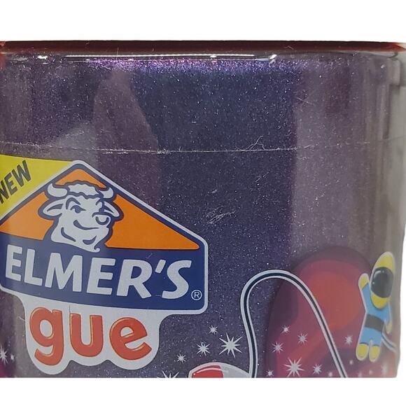 Elmers Gue Cosmic Shimmer Slime Nontoxic Slime Sensory Toys Elmers Glue Purple - Picture 2 of 4